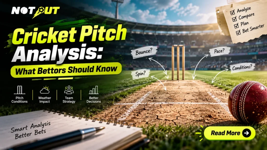 Cricket Pitch Analysis What Bettors Should Know
