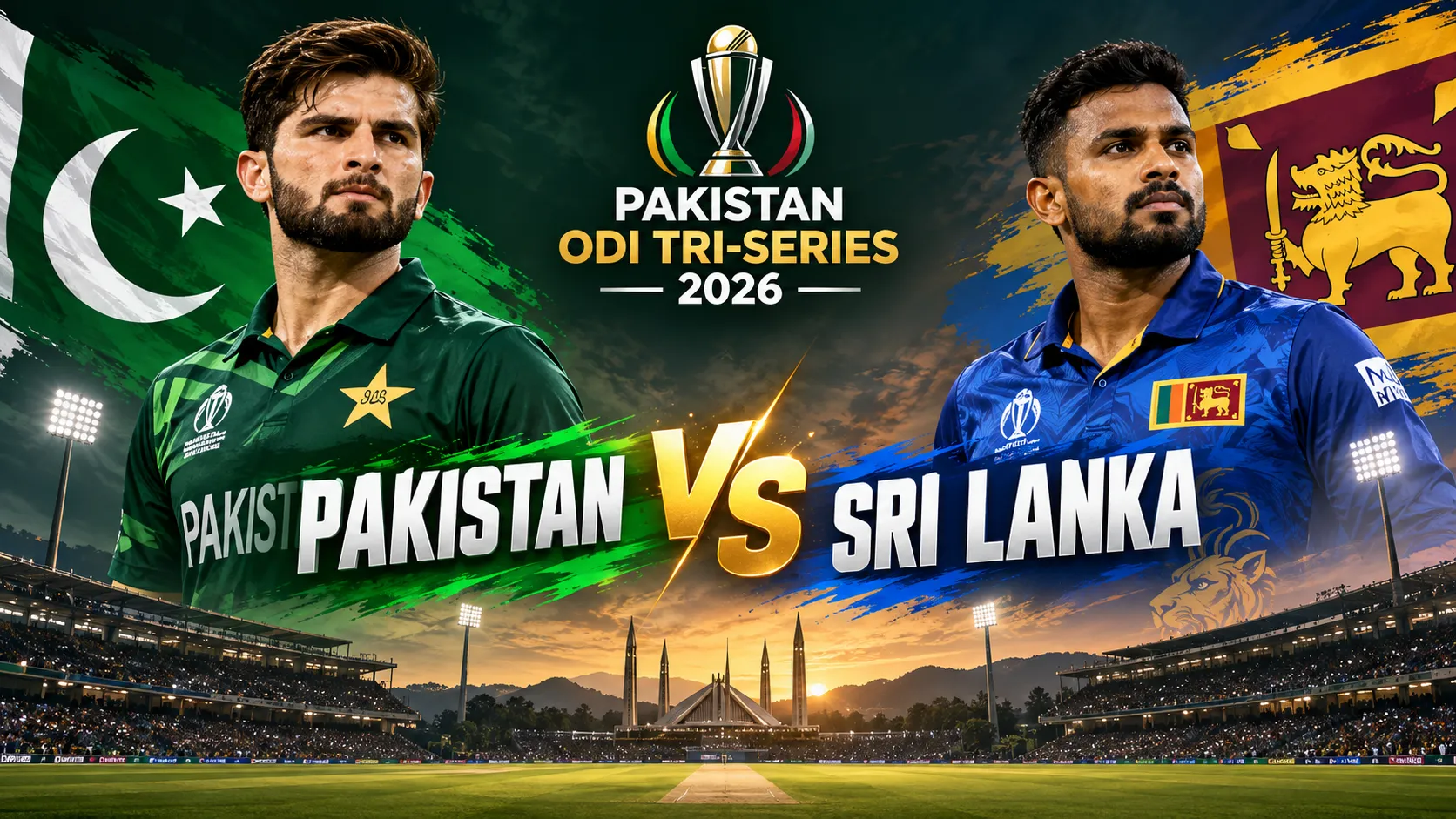 Pakistan vs Sri Lanka ODI Tri-Series 2026
